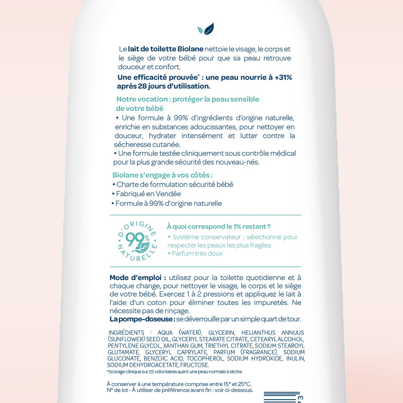 biolane-le-bain-reinigungsmilch-750-ml-normale-bis-trockene-haut image 2