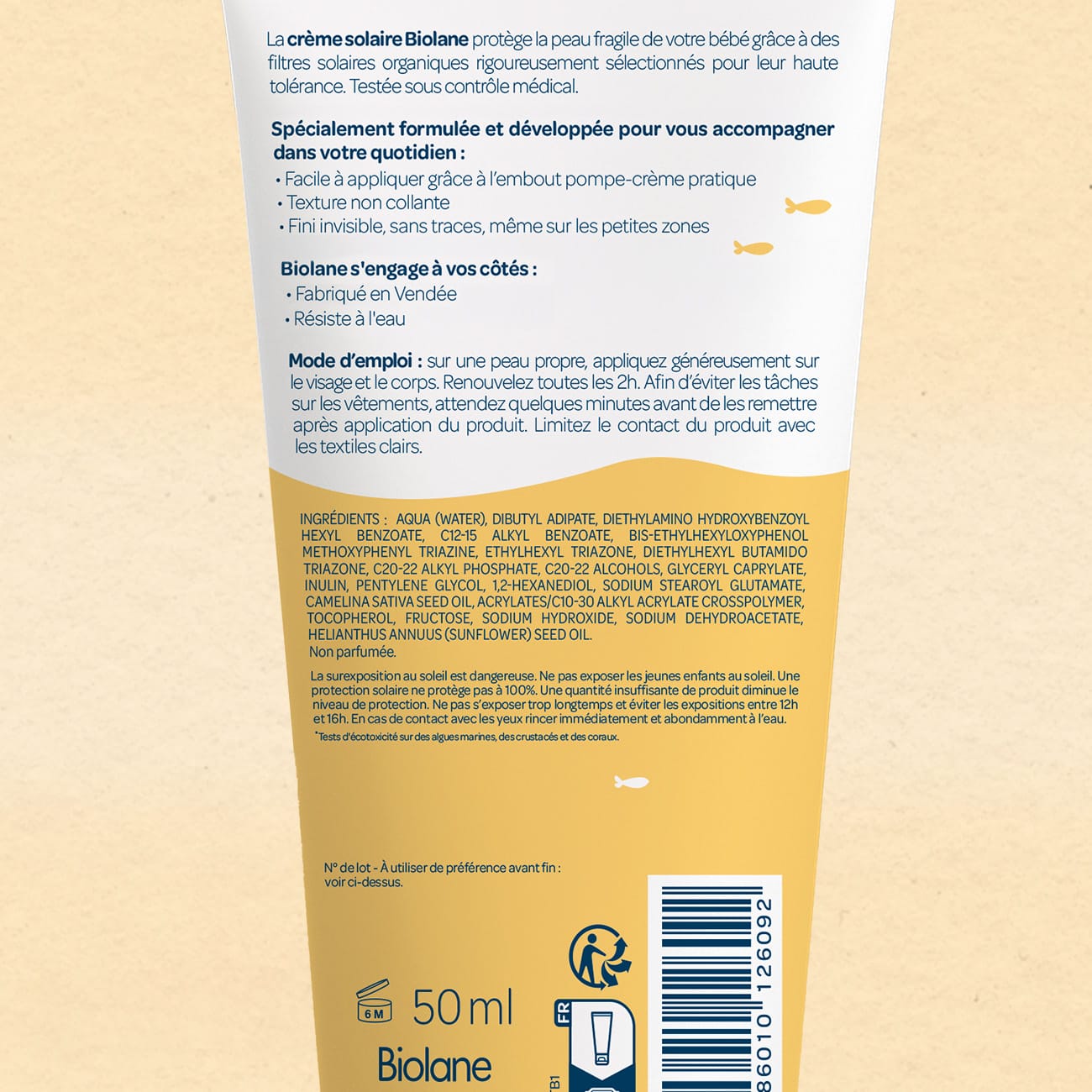 biolane-le-solaire-sonnencreme-50-ml-lsf-50-unsichtbar image 2
