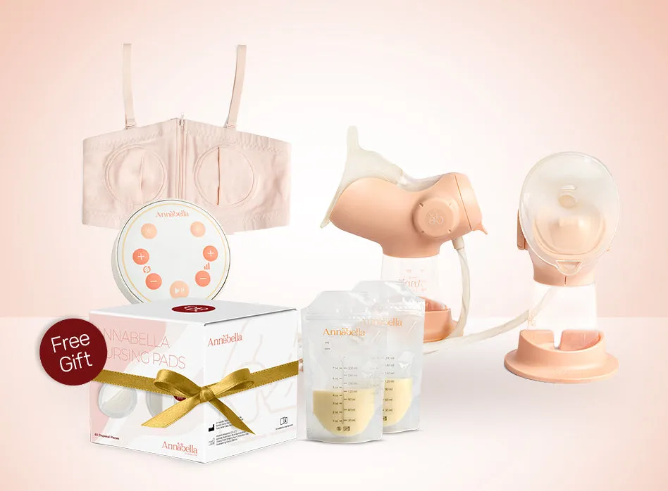 annabella-bundle-nurture-kit-milchpumpe-set-mit-bh-beutel image 1