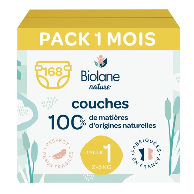 biolane-nature-baby-windeln-monatspack-gr-e-2-5-kg-1-monat image 1