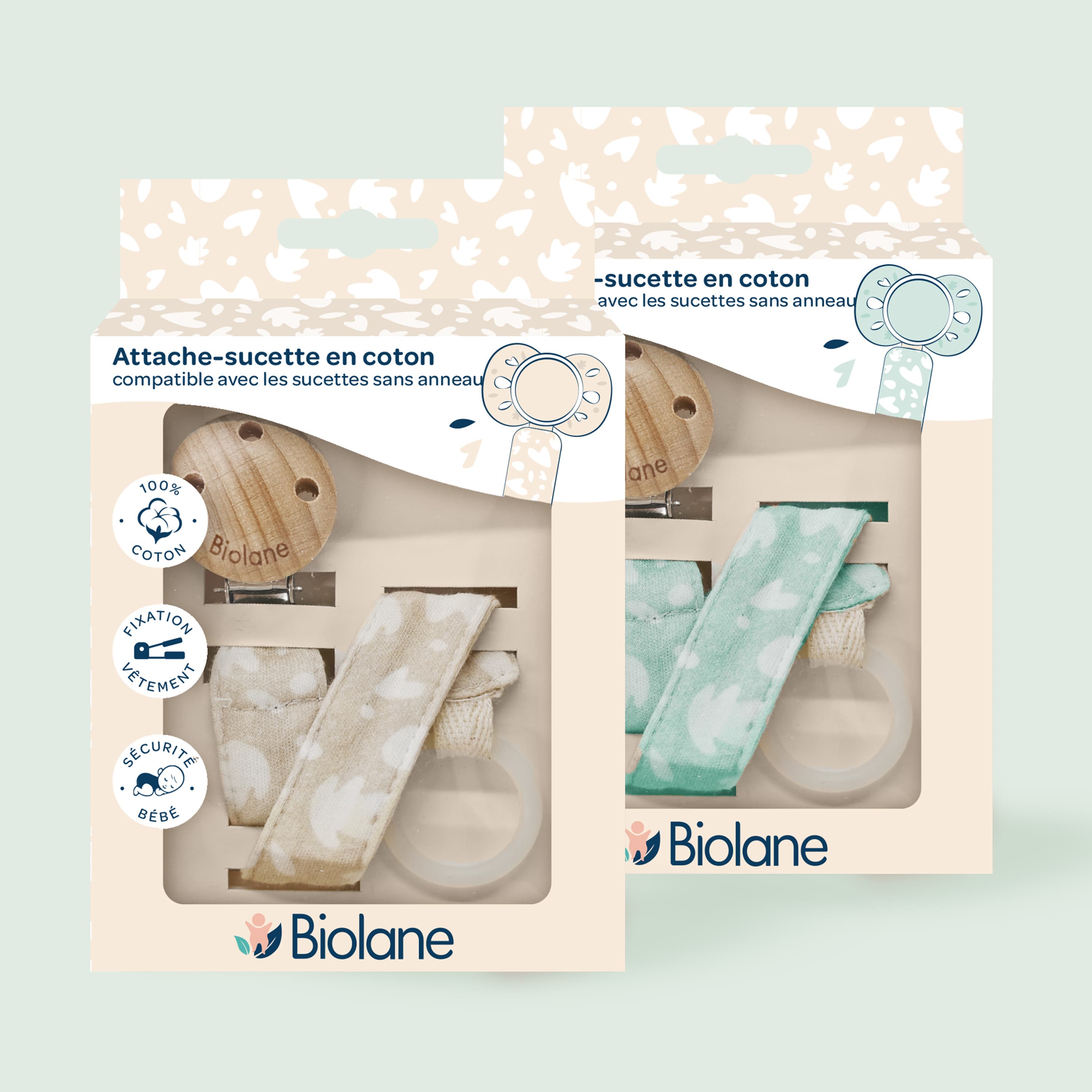 biolane-schnullerkette-anatomisch-beige-schnullerband image 3