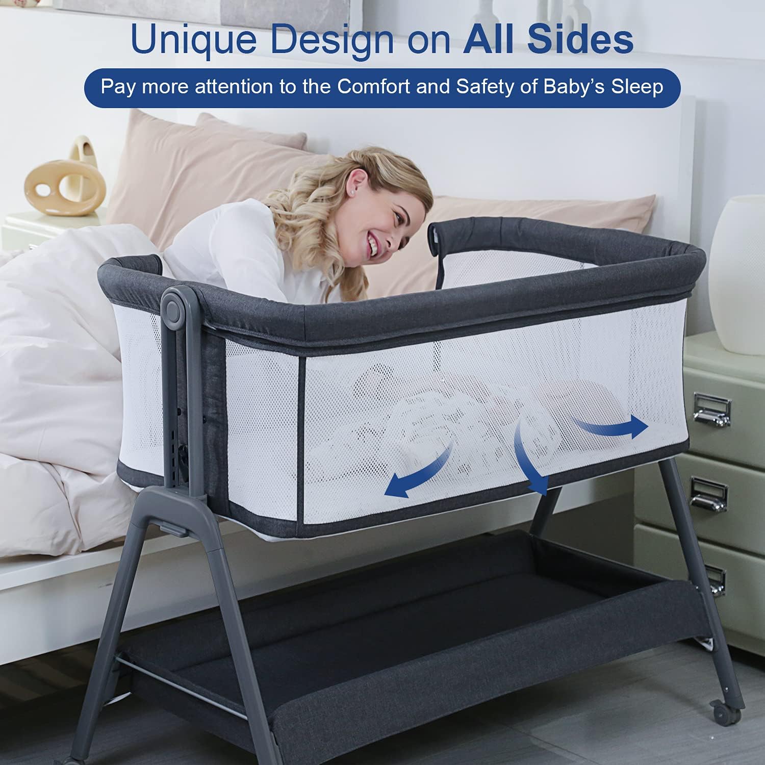 angelbliss-bn06-beistellbett-babybett-grau-h-henverstellbar image 2