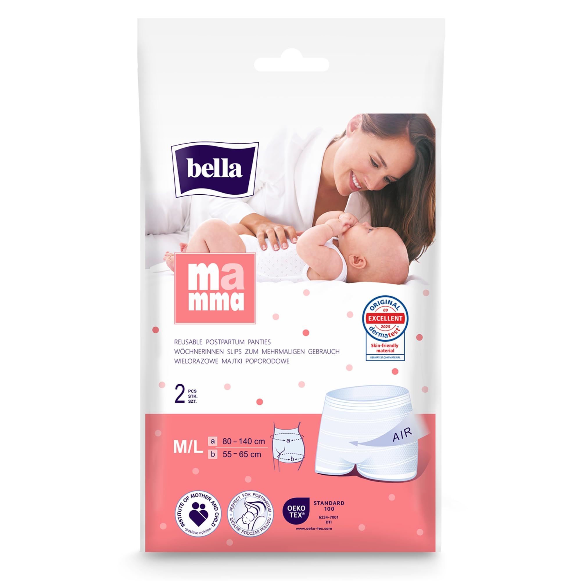 bella-baby-happy-f-r-m-tter-wochenbett-netzhose-xl-8-st-ck-waschbar image 4