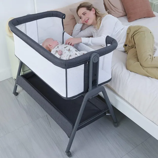angelbliss-bn06-beistellbett-babybett-grau-h-henverstellbar image 1