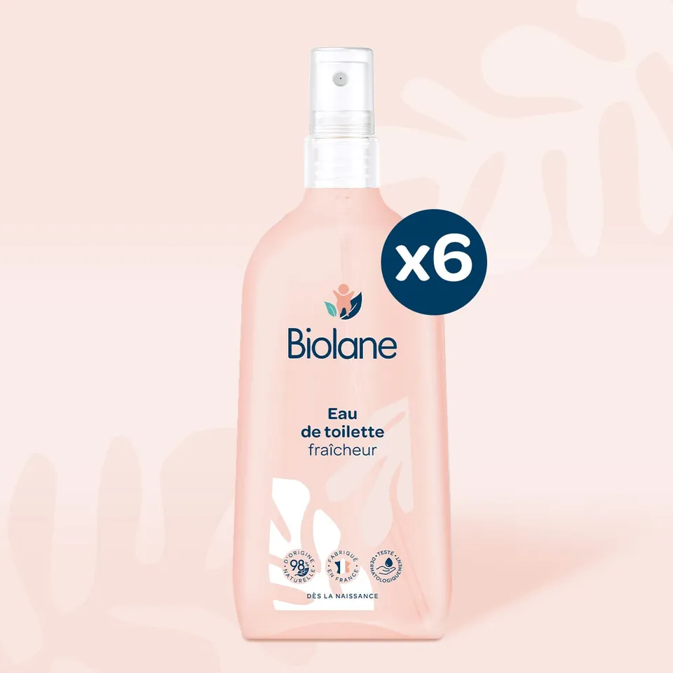 biolane-eau-de-toilette-fraicheur-babyduft-6er-set image 1