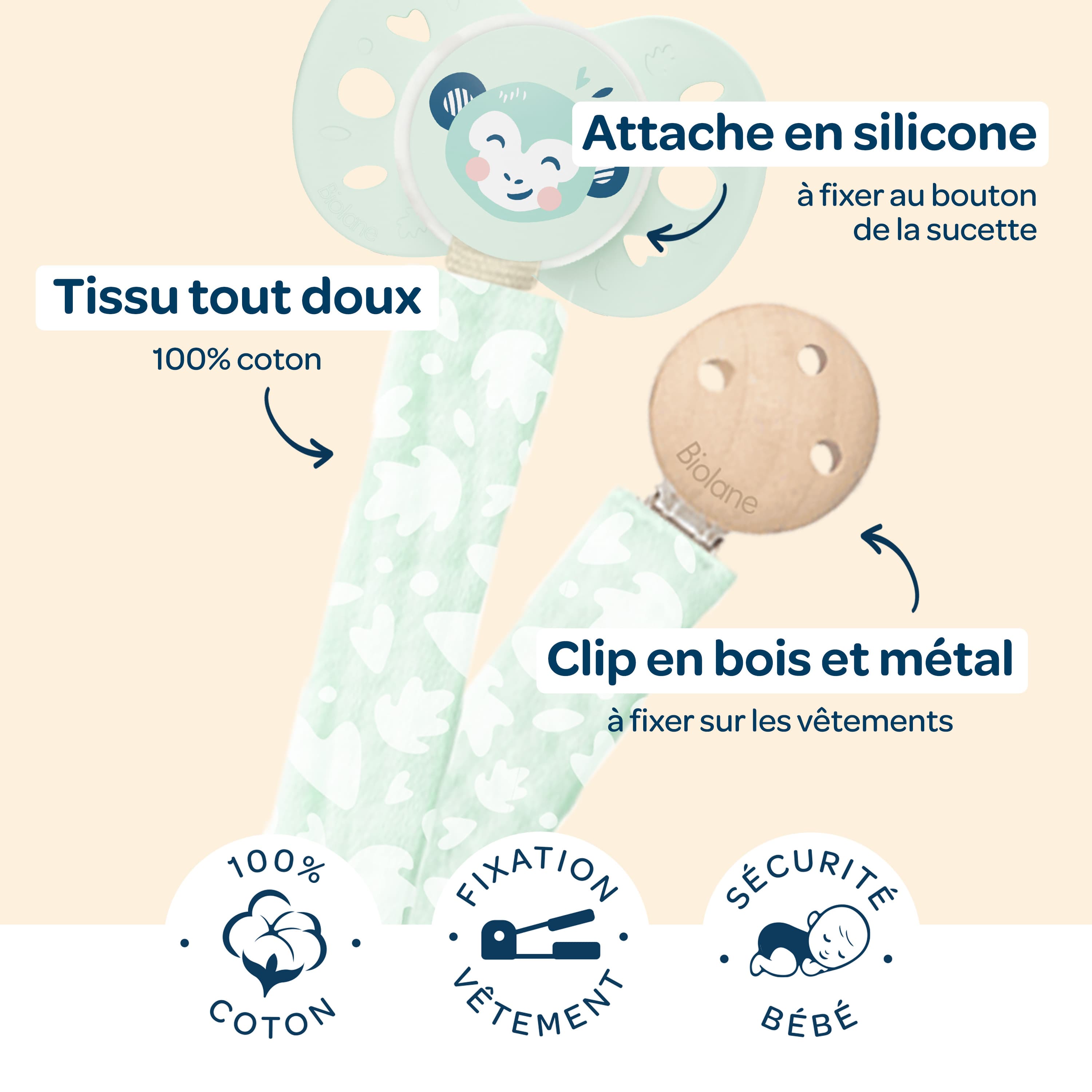 biolane-schnullerkette-anatomisch-beige-schnullerband image 8