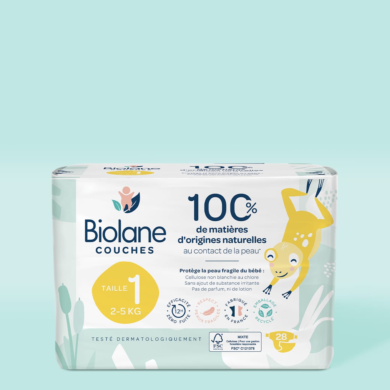 biolane-les-couches-babywindeln-gr-enwahl-12h-trocken image 1