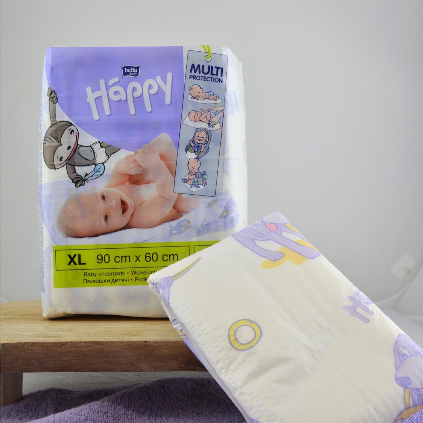 bella-baby-happy-wickelunterlagen-xl-90x60-wasserdicht-40-st-ck image 7