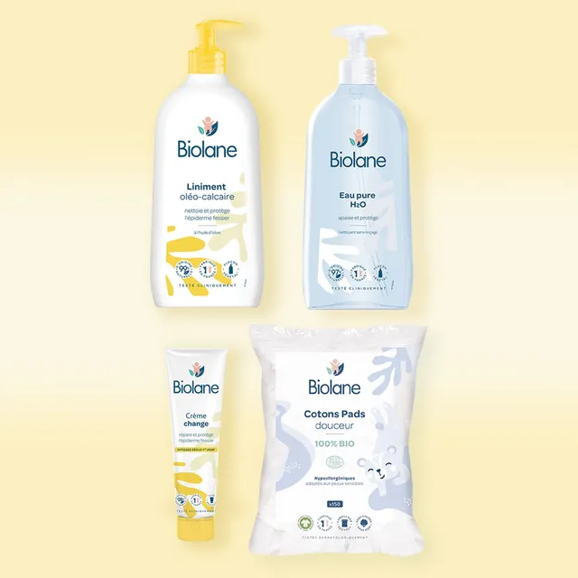 biolane-les-coffrets-wickelset-liniment-creme-wasser-pads image 1