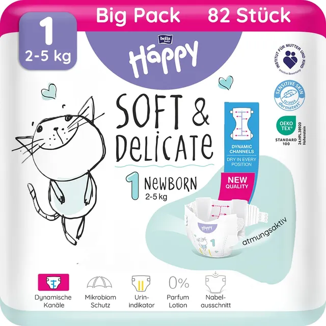 bella-baby-happy-premium-windeln-gr-1-newborn-82-stk-2-5kg image 1