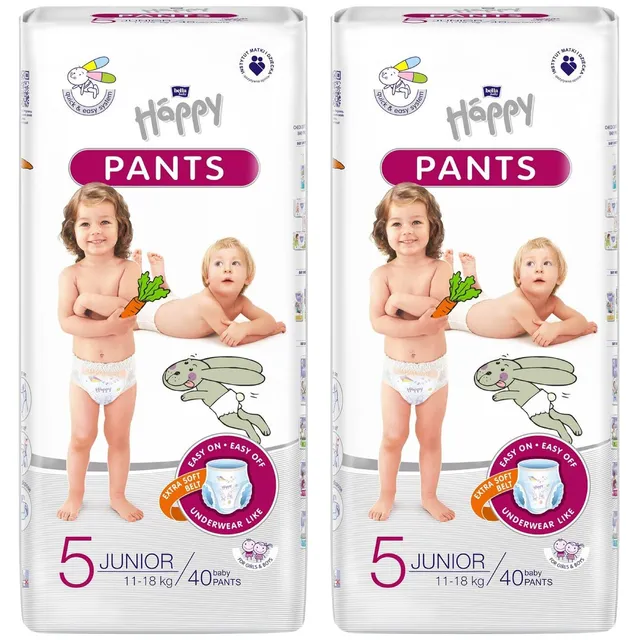 bella-baby-happy-pants-gr-5-junior-11-18kg-80-stk-2x40 image 1