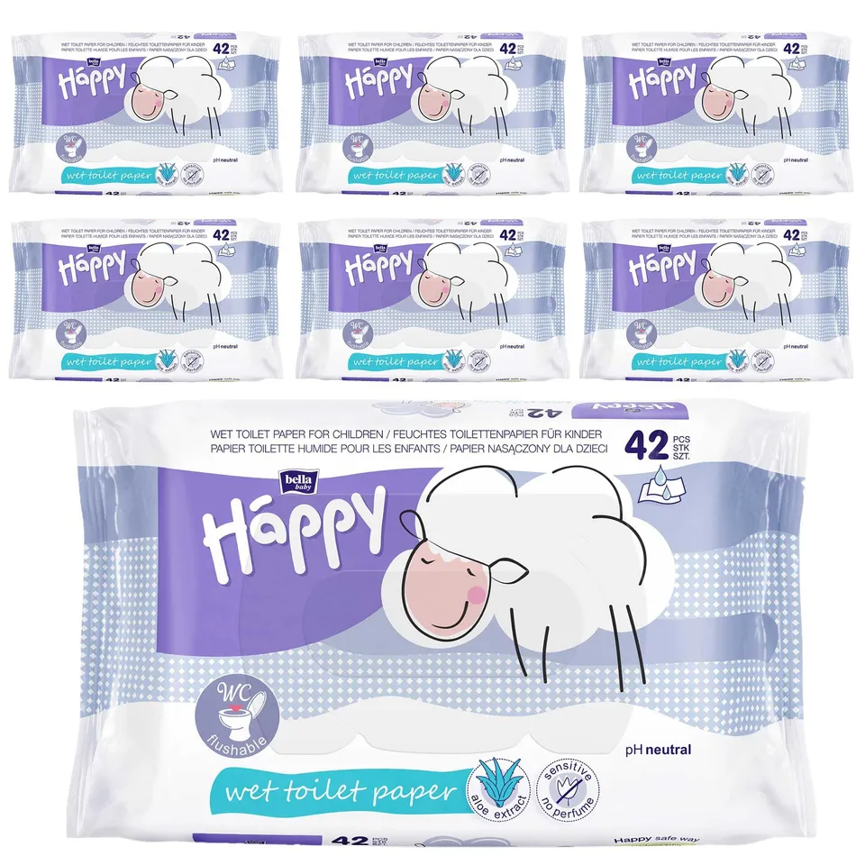 bella-baby-happy-sensitive-feuchtes-toilettenpapier-7x42-t-cher-aloe-vera image 1