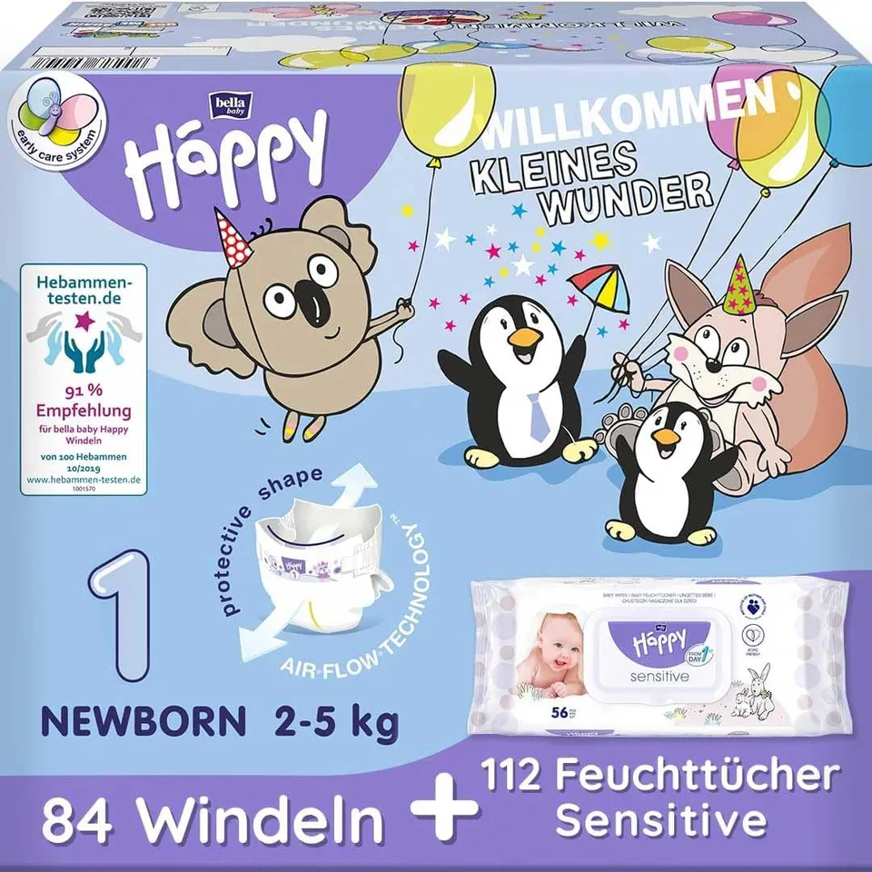 bella-baby-happy-windeln-gr-1-2-5kg-84st-t-cher image 1