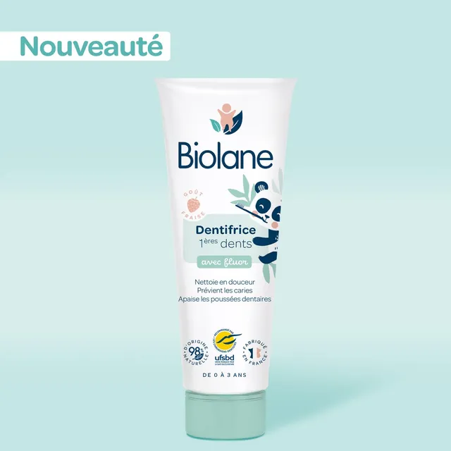 biolane-erste-z-hne-zahncreme-mit-fluor-50-ml-kamille image 1