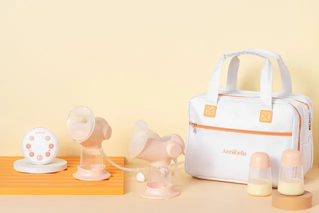 annabella-essential-doppel-milchpumpen-set-mit-tasche image 1