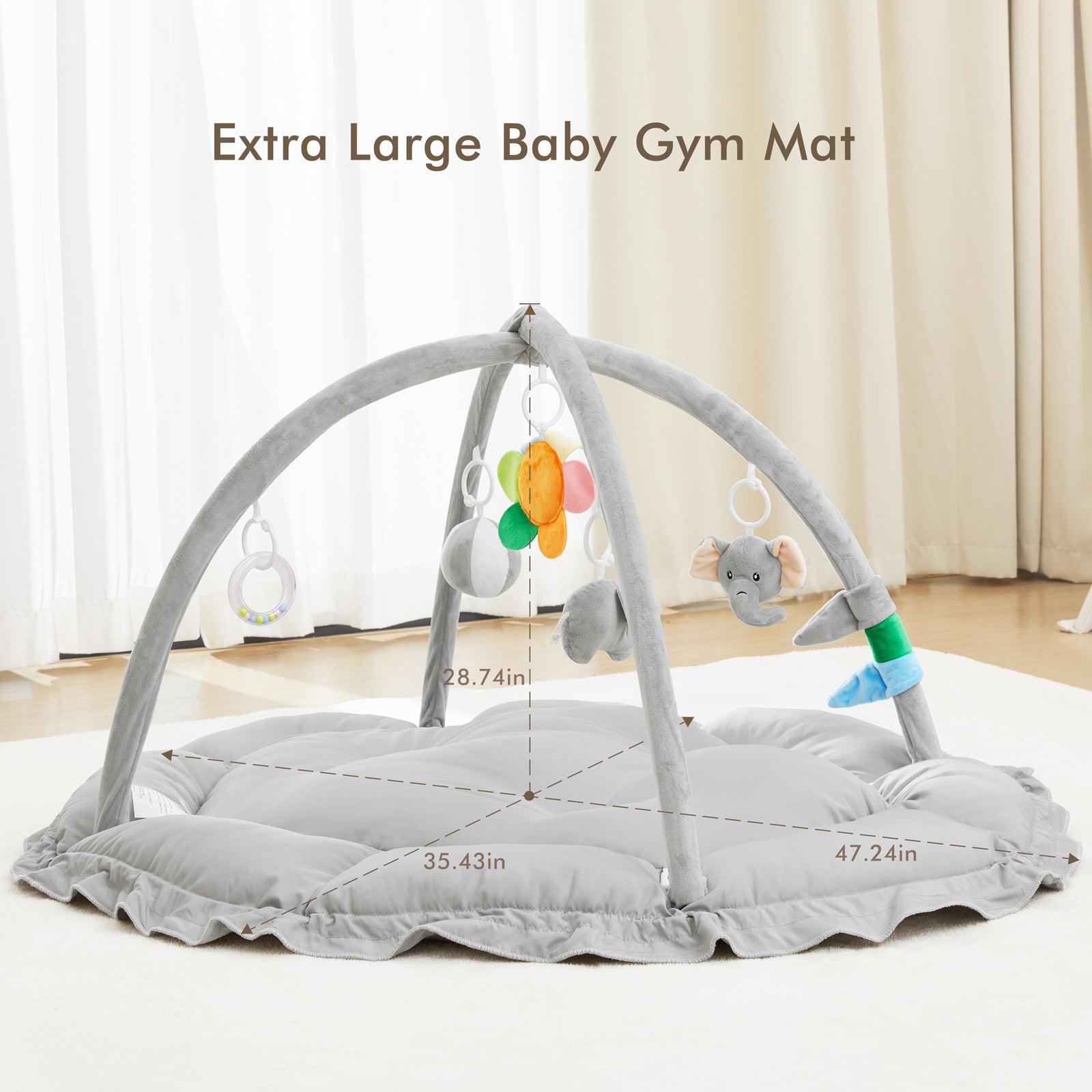 angelbliss-baby-play-mat-bg01-spielmatte-grau-5in1 image 7