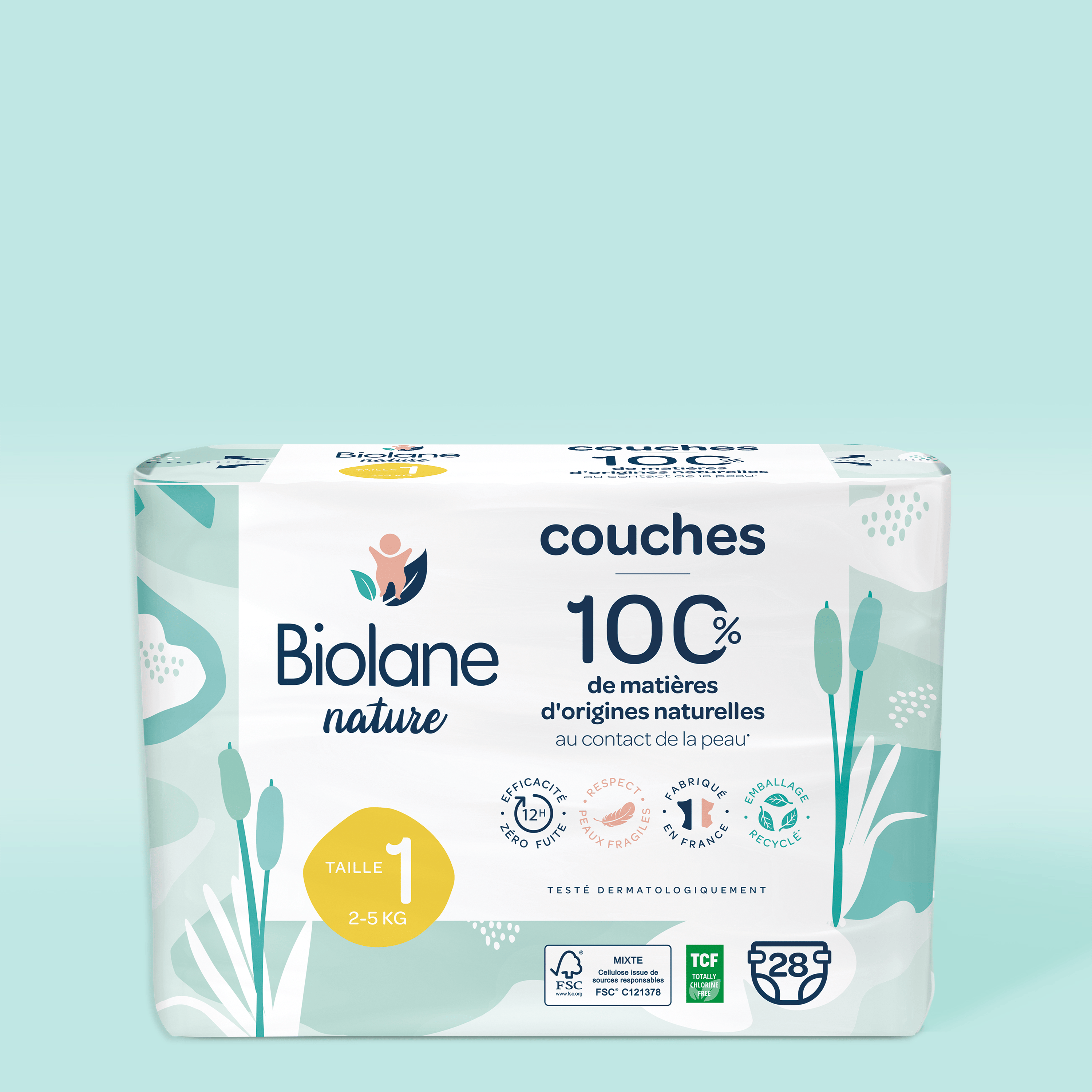 biolane-les-couches-windeln-gr-1-2-5kg-28-stk-12h-trocken image 1