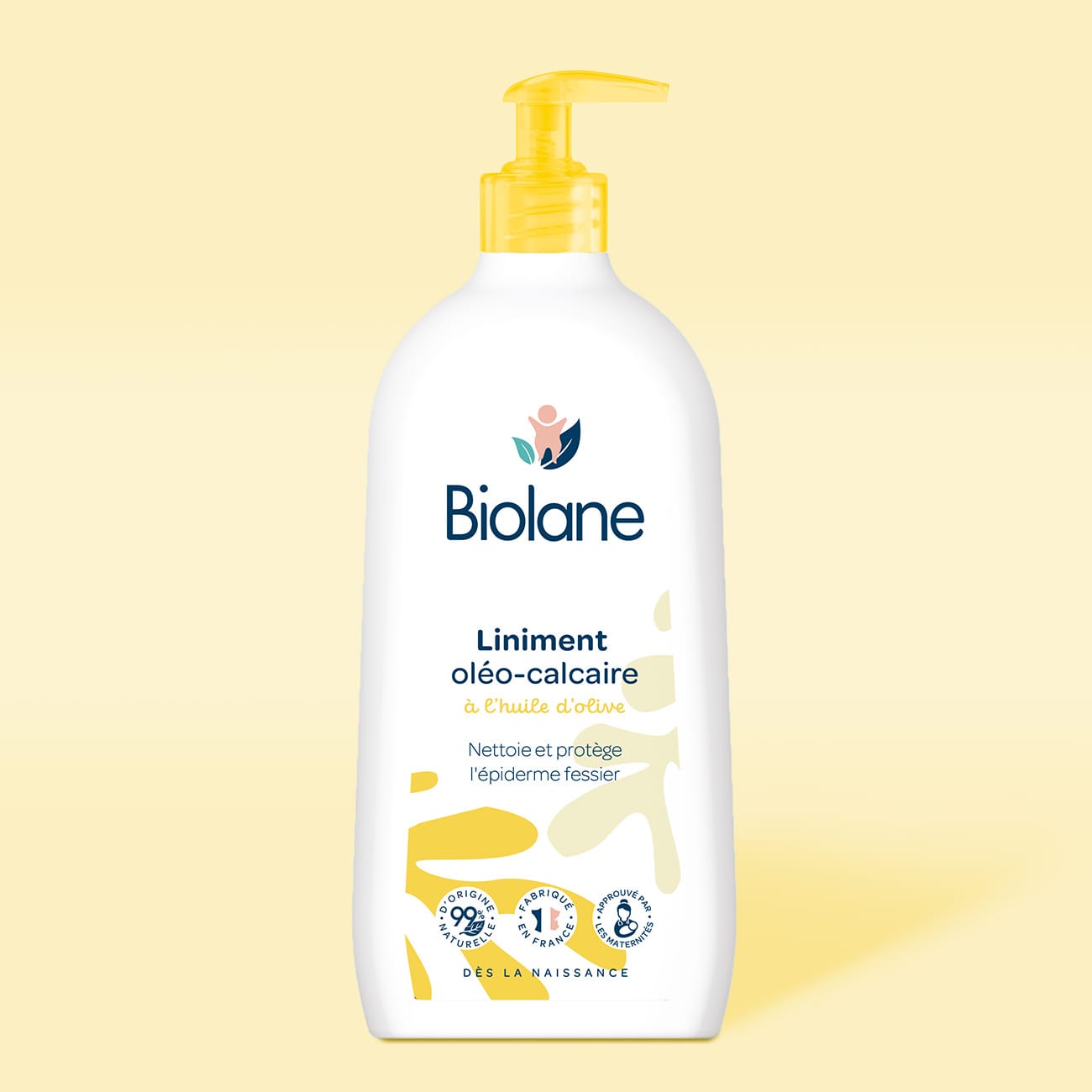 biolane-liniment-ol-o-calcaire-babypflege-700-ml-olive image 1