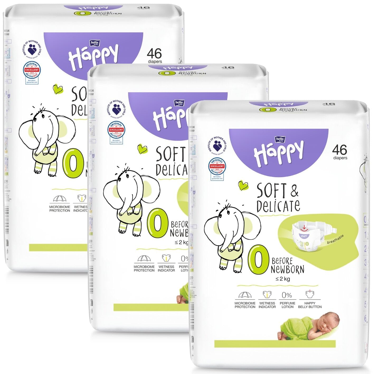 bella-baby-happy-soft-delicate-gr-0-2-kg-138-stk-fr-hchenwindeln image 1