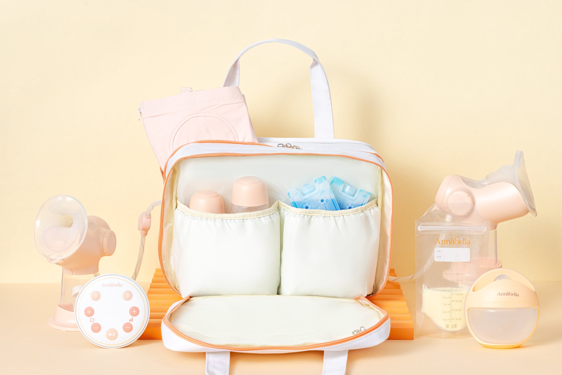 annabella-essential-doppel-milchpumpen-set-mit-tasche image 2