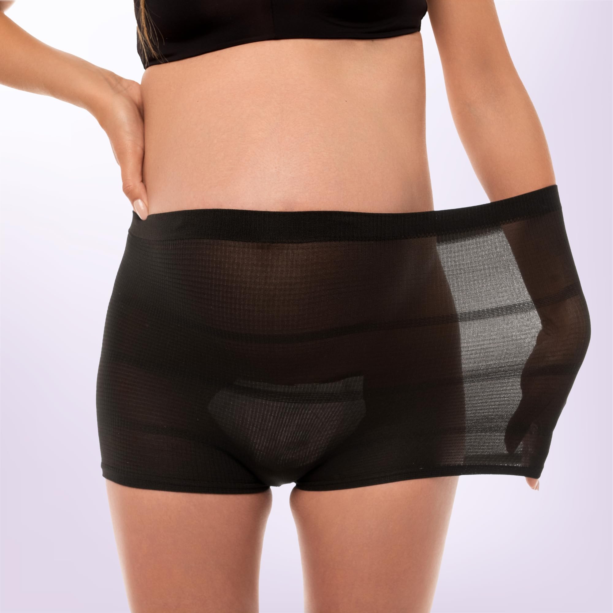bella-mamma-comfort-wochenbett-slips-m-l-4er-pack-wei-schwarz image 2