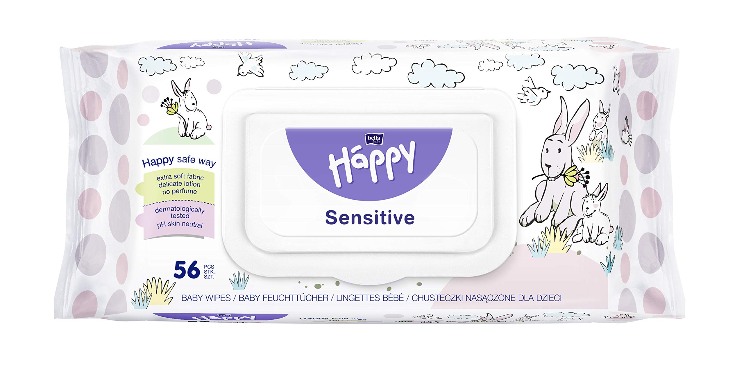 bella-baby-happy-feuchtt-cher-sensitive-56-st-ck-aloe-vera image 1