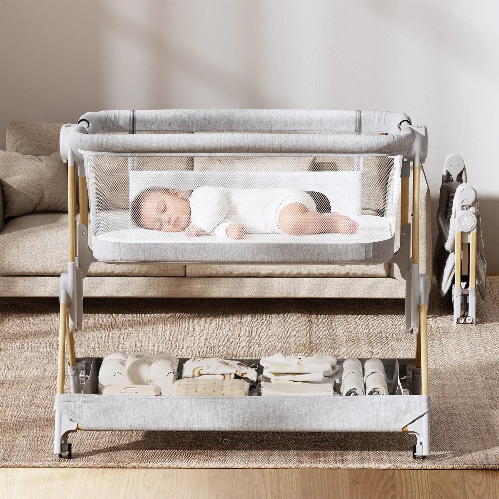 angelbliss-beistellbett-bcr08-babybett-faltbar-h-henverstellbar image 2
