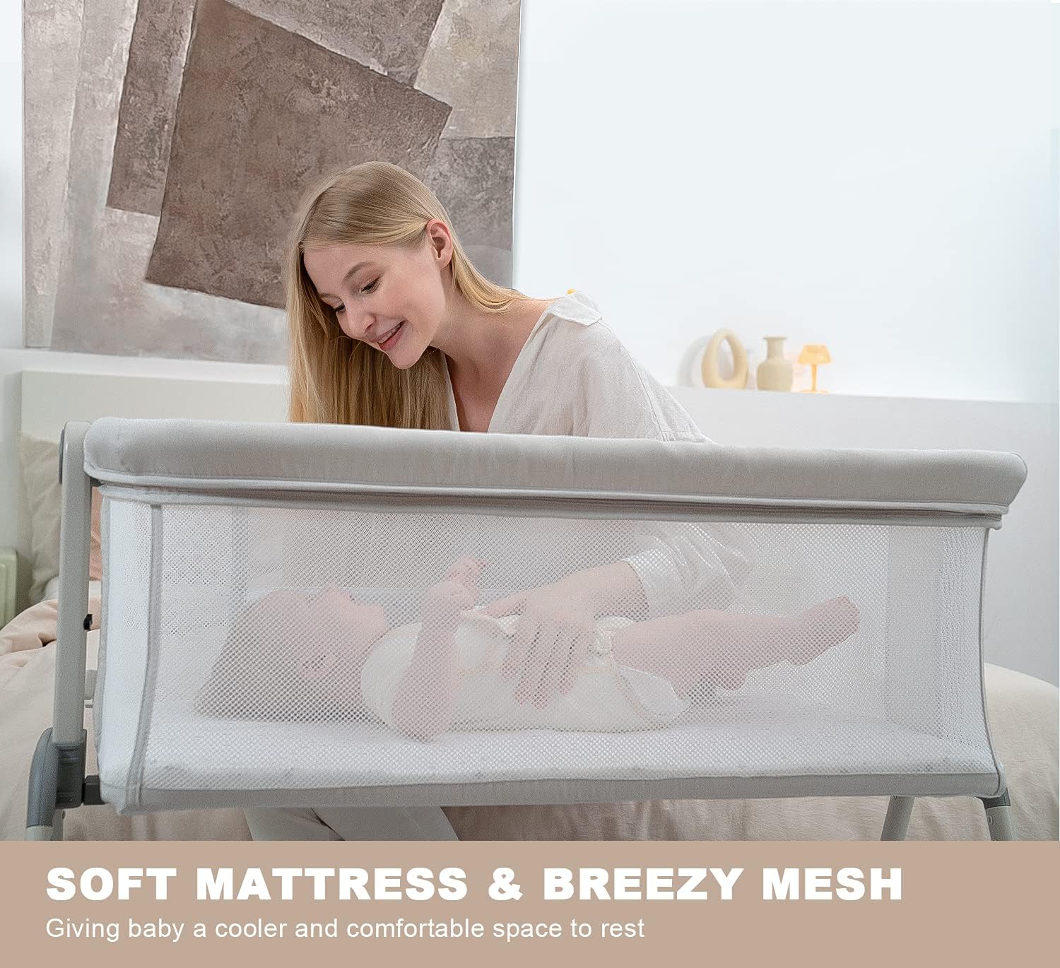 angelbliss-bn02-beistellbett-hellgrau-h-henverstellbar-mit-matratze image 3