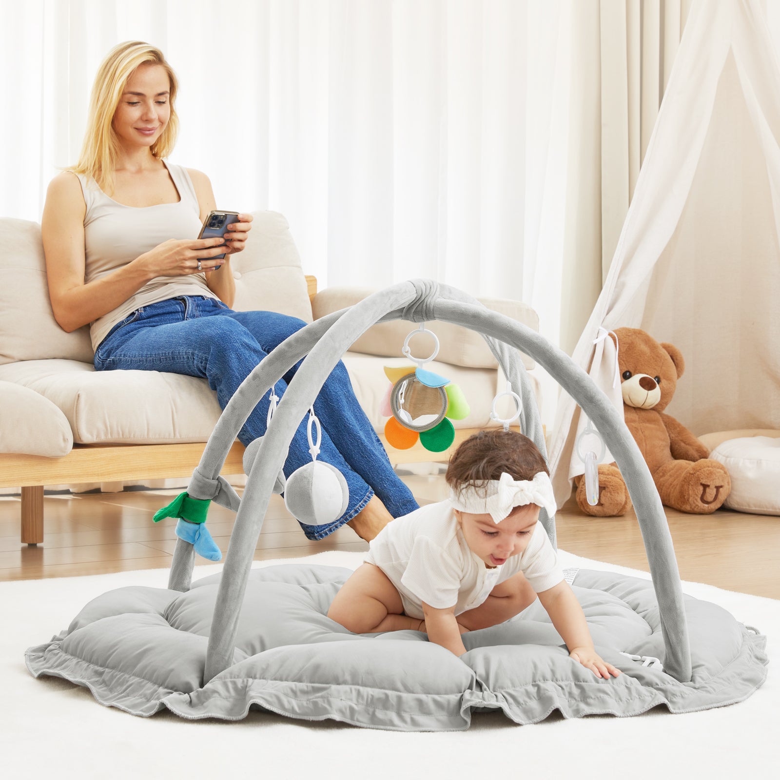 angelbliss-baby-play-mat-bg01-spielmatte-grau-5in1 image 3