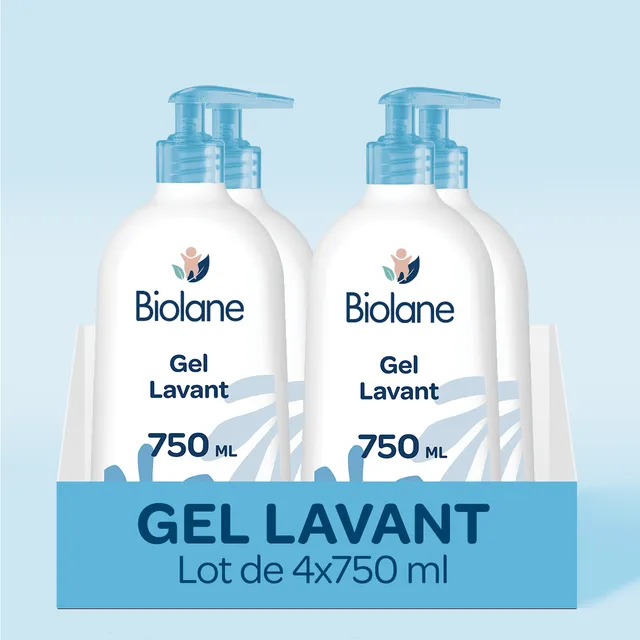 biolane-2-in-1-waschgel-k-rper-haare-4er-pack image 1