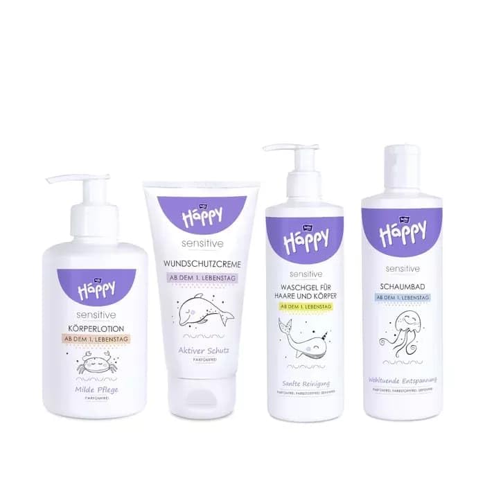 bella-baby-happy-sensitive-pflegeset-4-teilig-neugeborene-vegan image 1