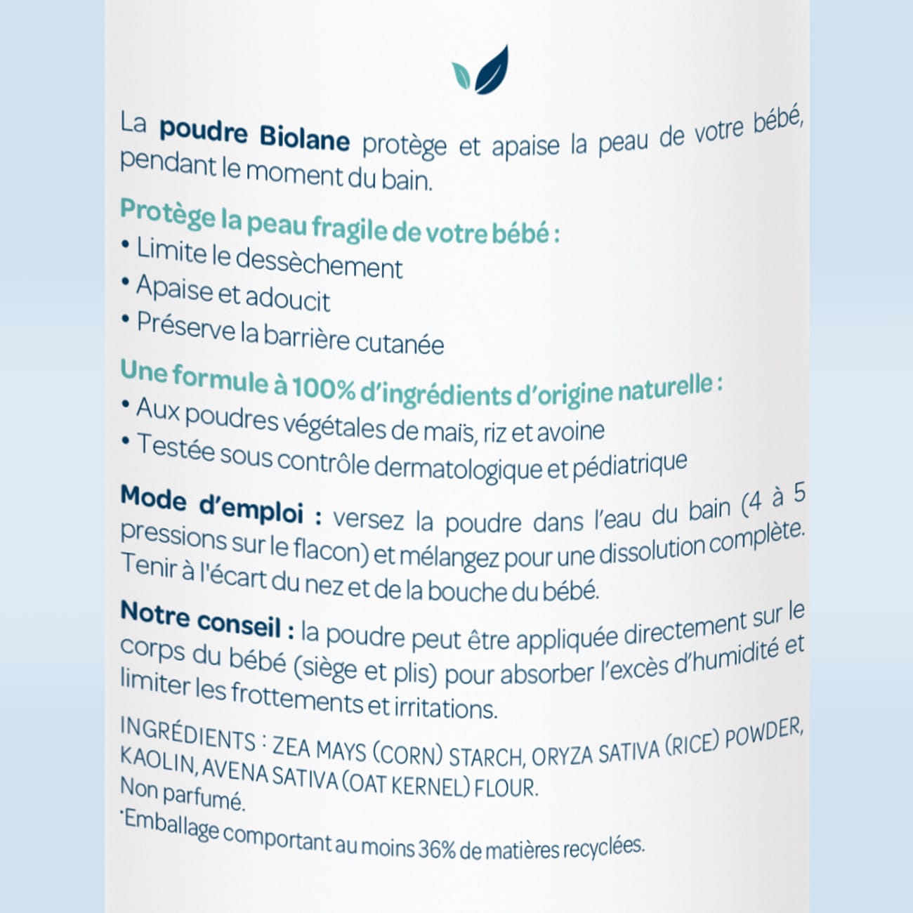 biolane-le-change-badepuder-baby-badezusatz-hafer-75-g image 2