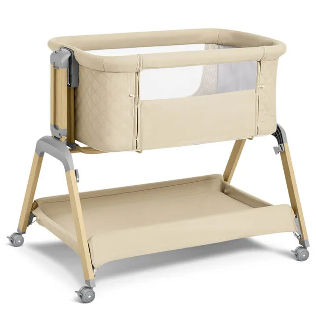 angelbliss-baby-bassinets-bn08-beistellbett-beige-3in1 image 1