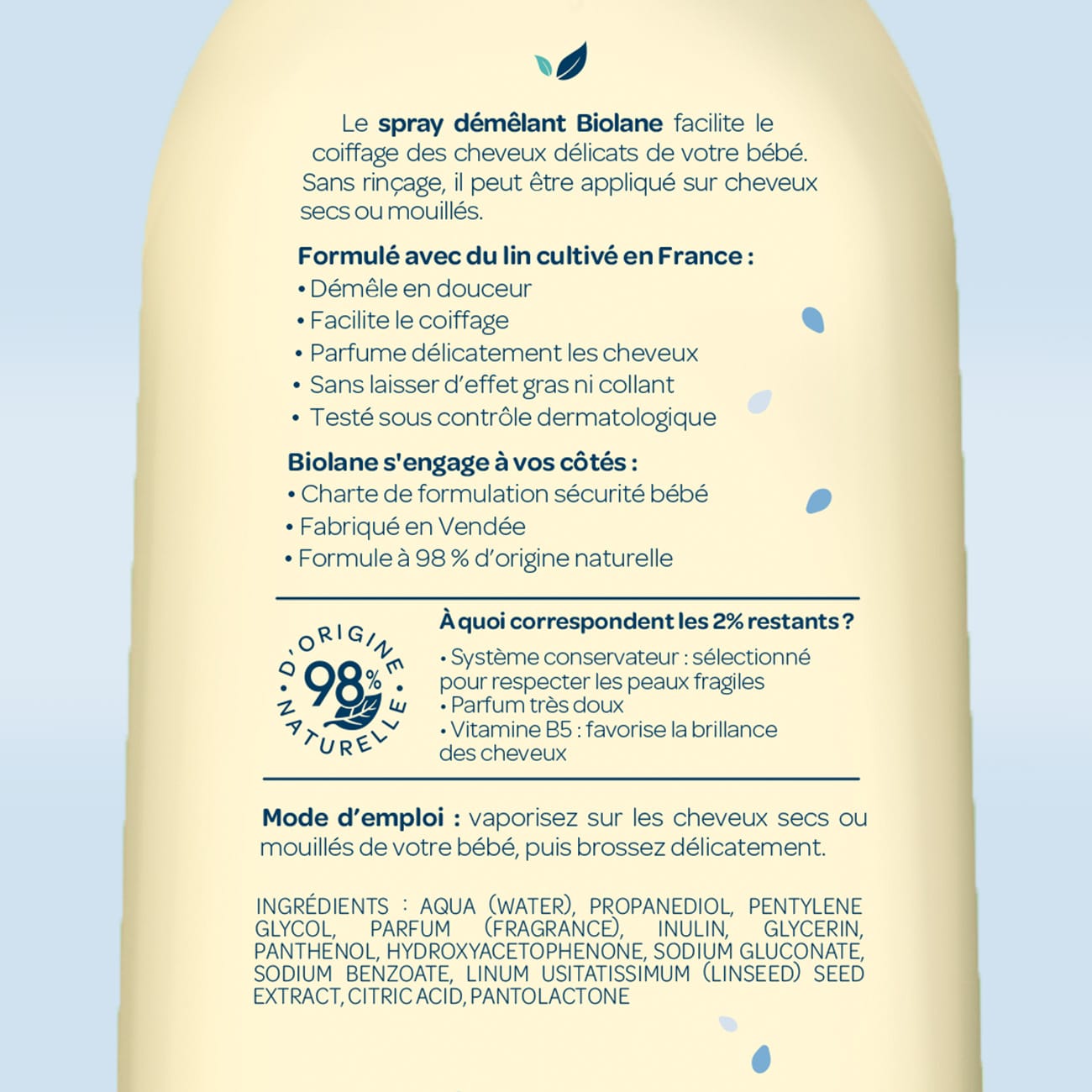 biolane-entwirrungsspray-kinder-leinen-200-ml-nat-rlich image 2
