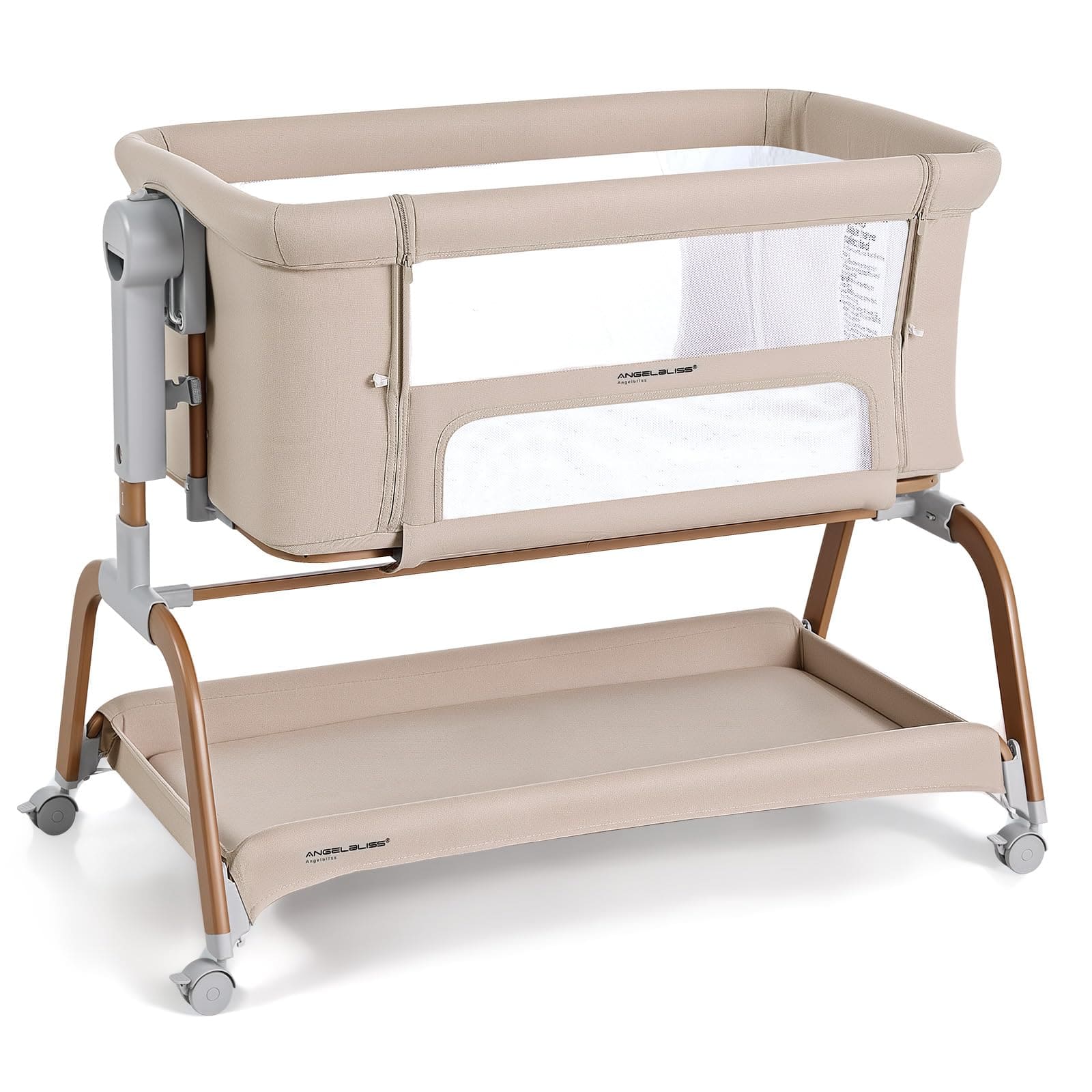 angelbliss-baby-bassinets-bn03-beistellbett-dunkelgrau-3in1 image 8