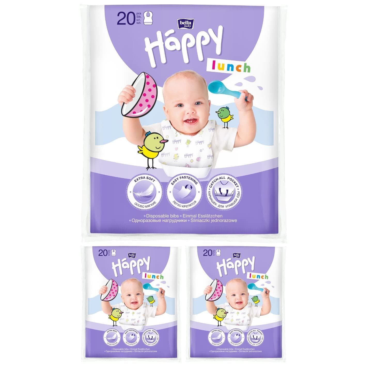 bella-baby-happy-lunch-einmall-tzchen-60-st-ck-mit-tasche image 1