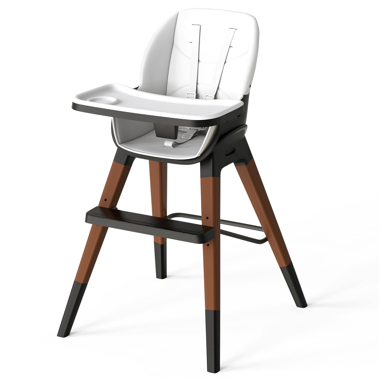angelbliss-baby-high-chair-bhc01-hochstuhl-holz-grau-8-in-1 image 8