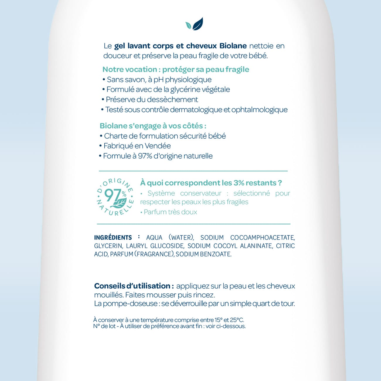biolane-gel-lavant-2-in-1-waschgel-baby-k-rper-haare-750-ml-mild image 2