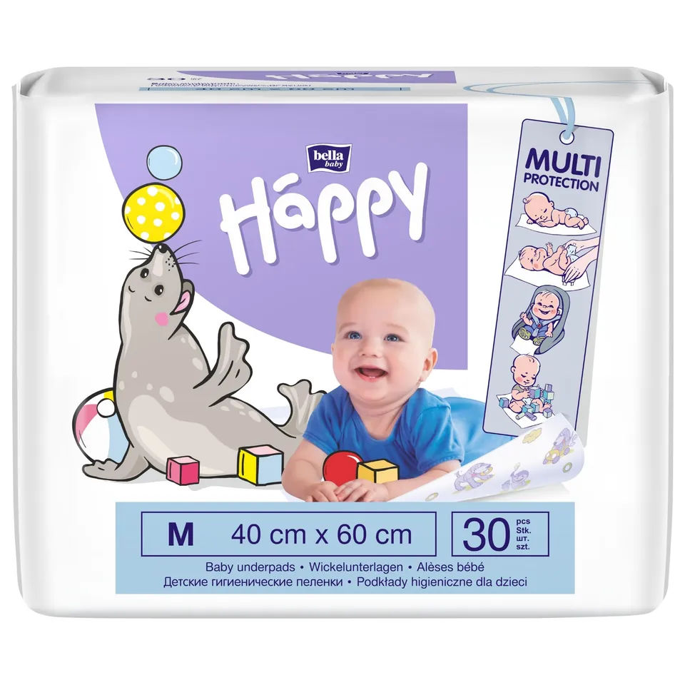 bella-baby-happy-wickelunterlagen-40x60-einweg-60-st-ck-wasserdicht image 1