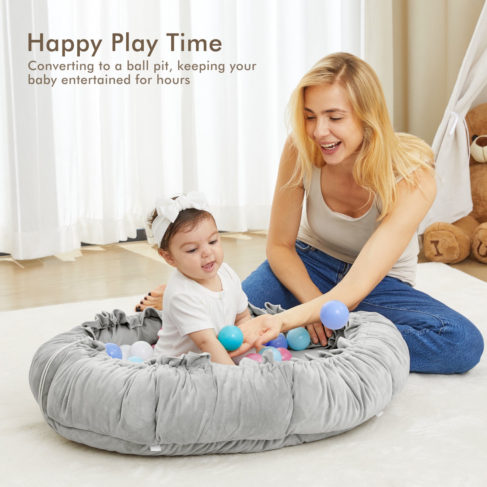 angelbliss-baby-play-mat-bg01-spielmatte-grau-5in1 image 5
