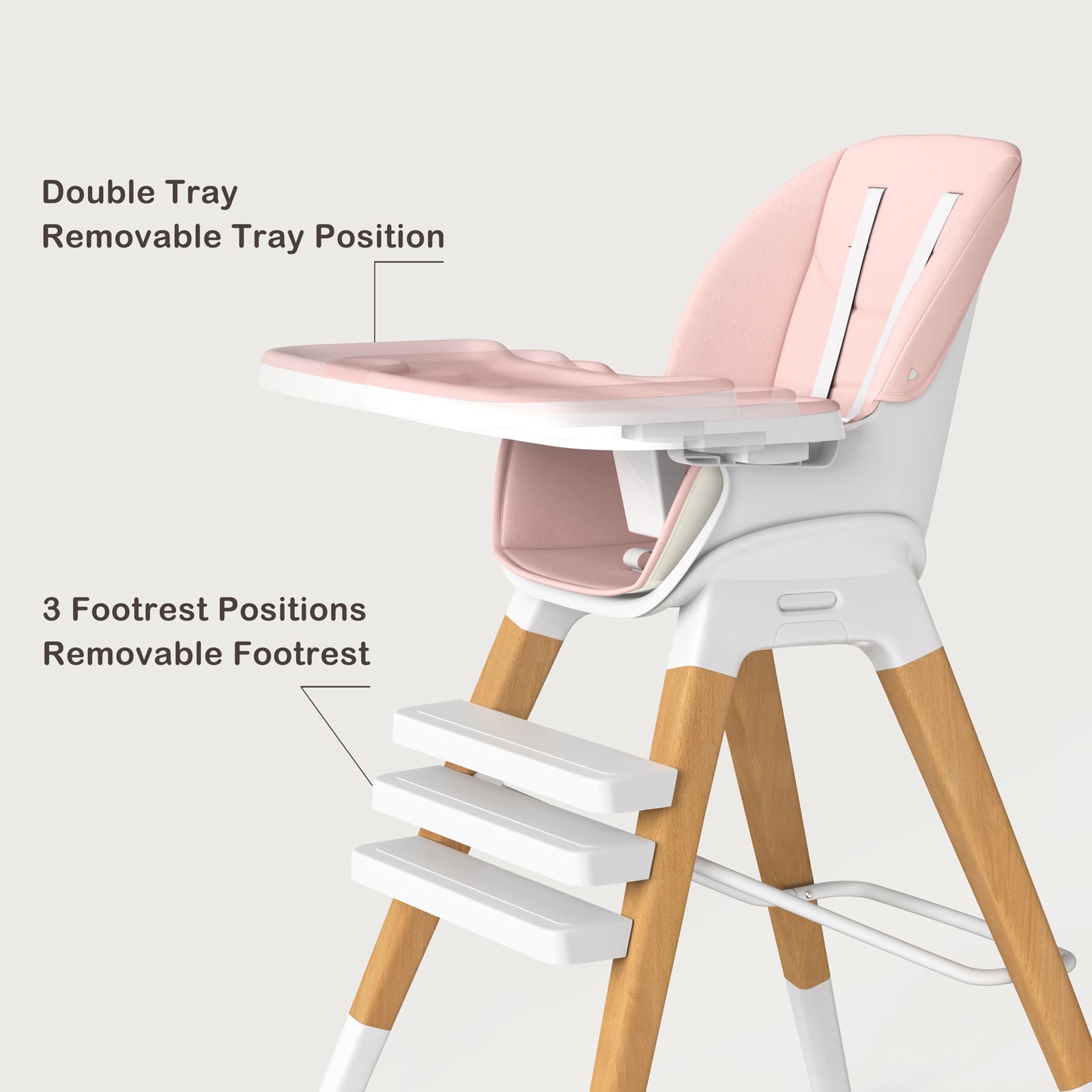 angelbliss-baby-high-chair-bhc01-hochstuhl-holz-grau-8-in-1 image 7