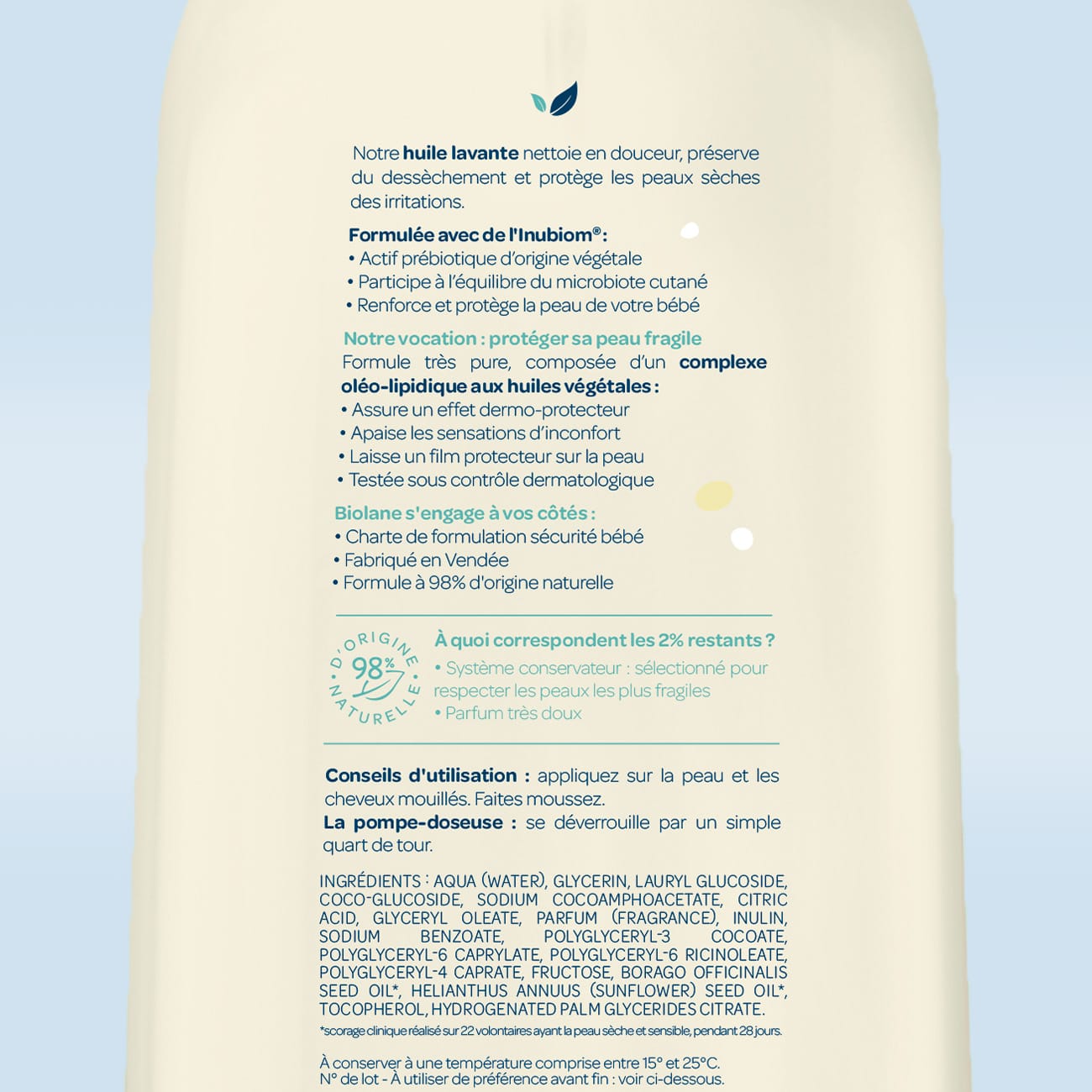 biolane-le-bain-wasch-l-dusch-l-baby-trockene-haut-nat-rliche-le image 2